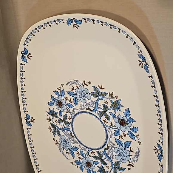 New Noritake Blue Moon 9022 15 3/8" Oval Serving Platter - Picture 10 of 10